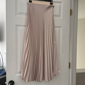 Zara Pleated Skirt in Cream